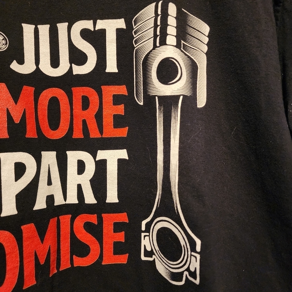 Just one more car part funny black short sleeve shirt XXL - Picture 3 of 5